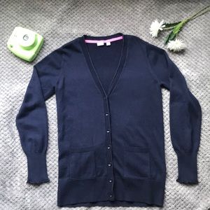 GAP kids girls navy blue cardigan